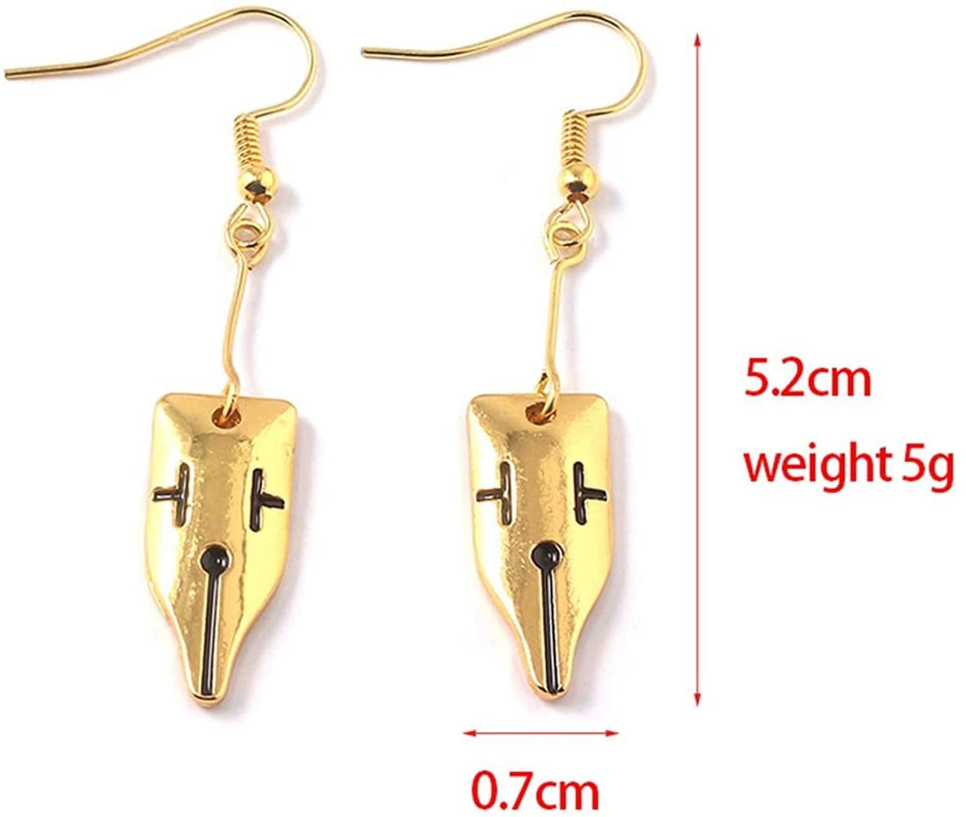 PASSIONE ＋「8時30分」岸辺露伴イヤリング　2個セット Amazon | PB限定 ジョジョの奇妙な冒険 岸辺露伴 Gペンピアス